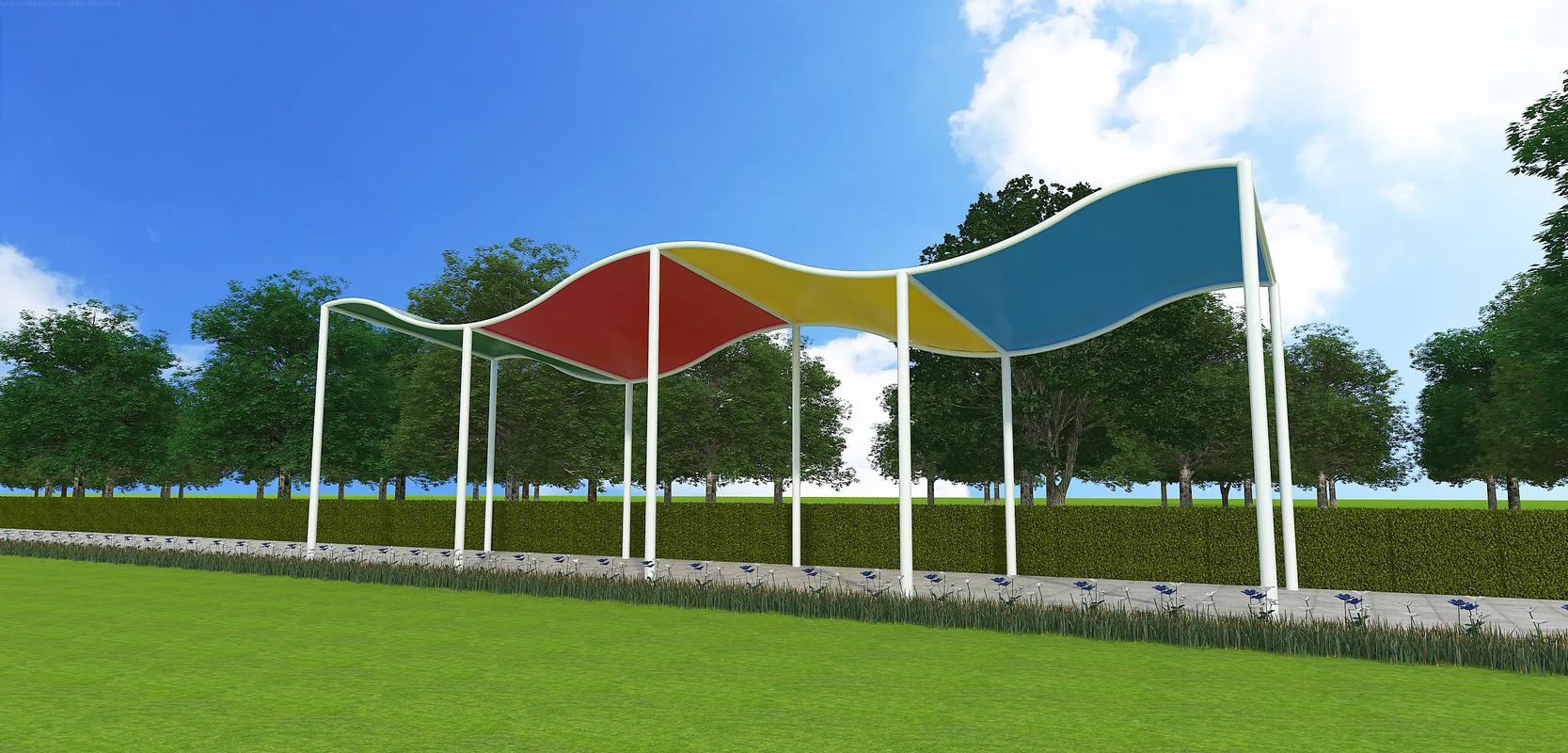 選擇秀岳膜結構，為您的戶外遮陽項目注入堅實保障